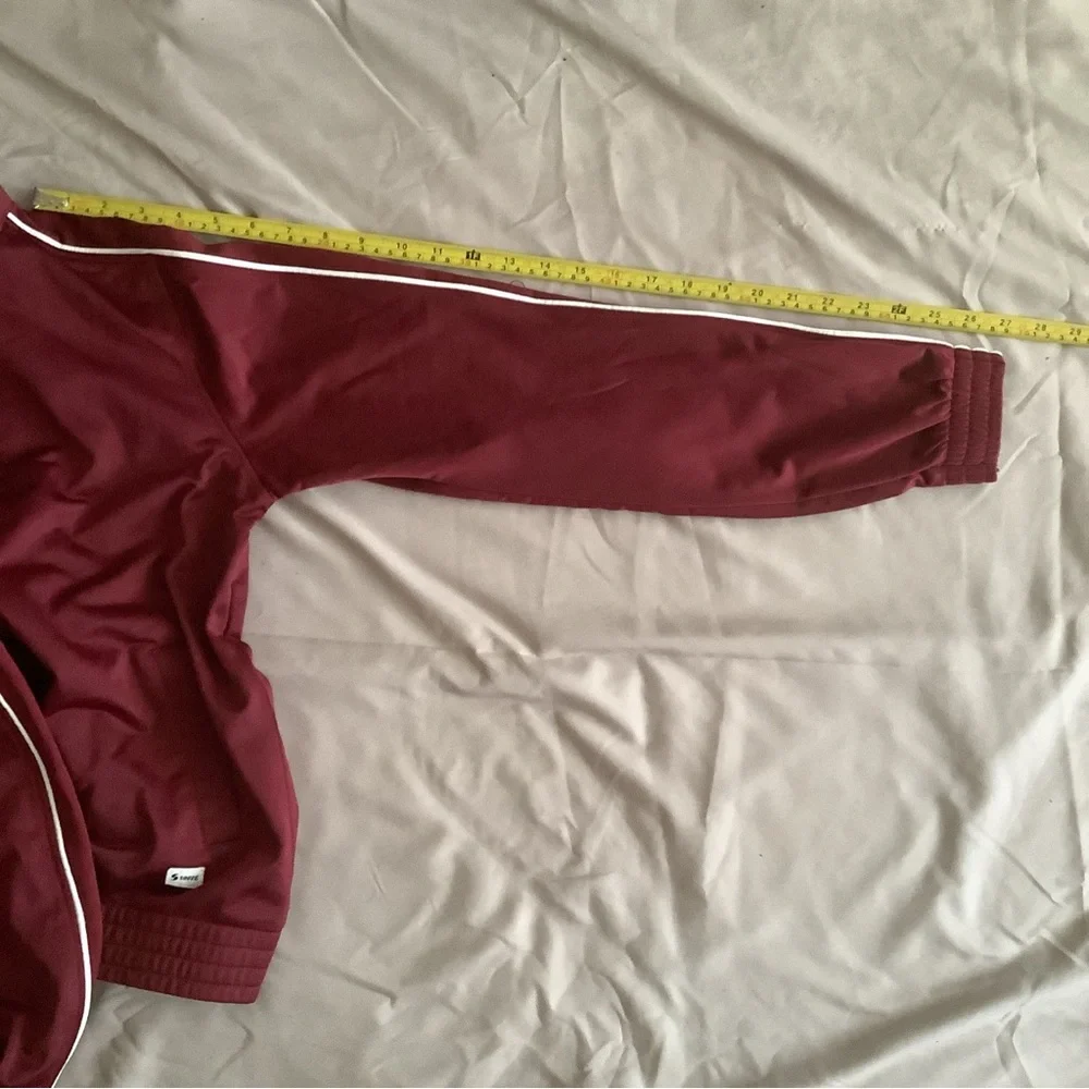 Soffe Junior Medium Burgundy Track‎ Jacket